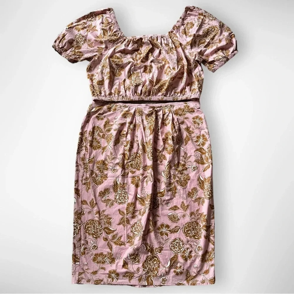 LANE‎ BRYANT Plus Size Women's Pink Floral Two Piece Set Size 18/20 | EUC - Picture 3 of 9